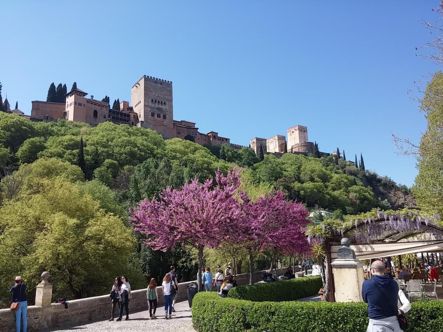 Charming Albaicin Patio Flat Free Onsite Parking Granada Exterior foto